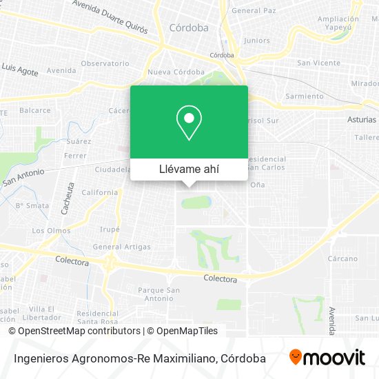 Mapa de Ingenieros Agronomos-Re Maximiliano