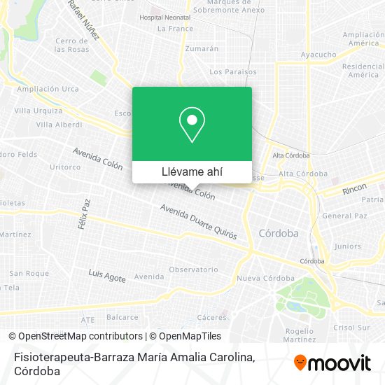 Mapa de Fisioterapeuta-Barraza María Amalia Carolina