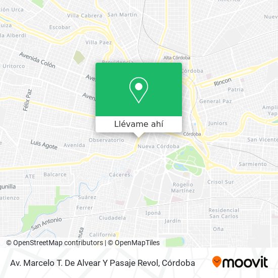 Mapa de Av. Marcelo T. De Alvear Y Pasaje Revol