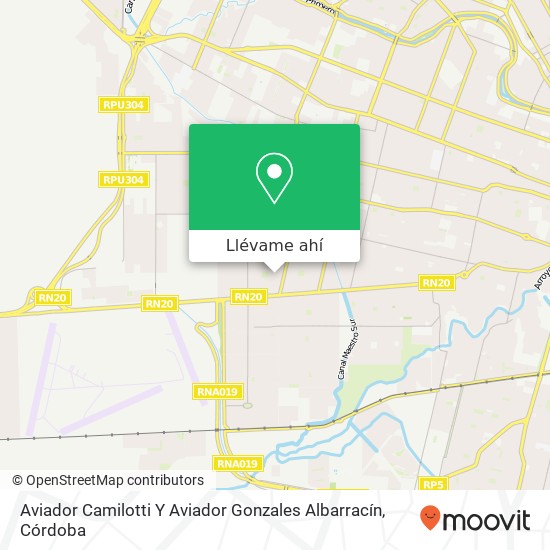 Mapa de Aviador Camilotti Y Aviador Gonzales Albarracín