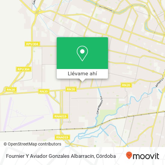 Mapa de Fournier Y Aviador Gonzales Albarracín