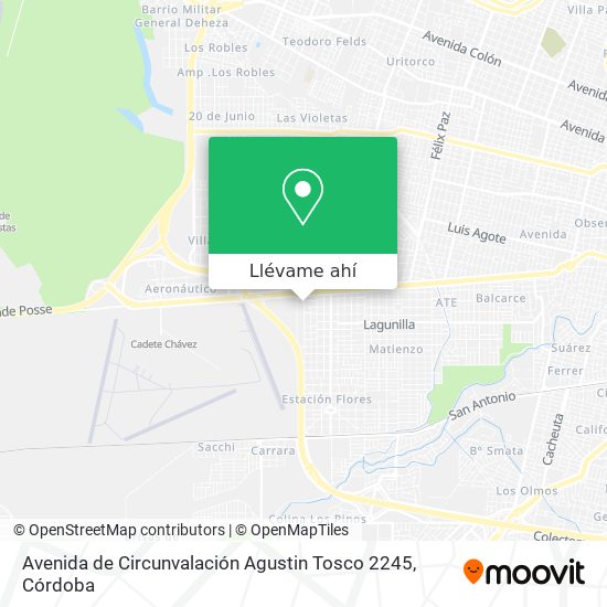 Mapa de Avenida de Circunvalación Agustin Tosco 2245