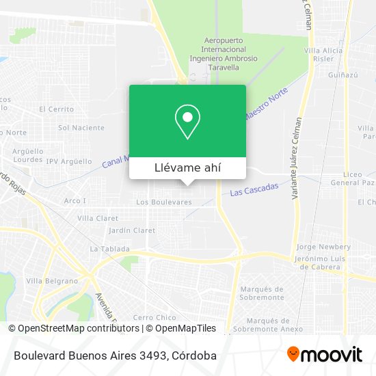 Mapa de Boulevard Buenos Aires 3493