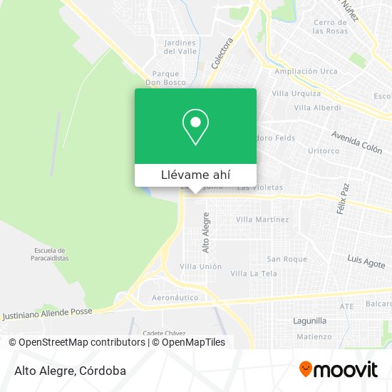 Mapa de Alto Alegre