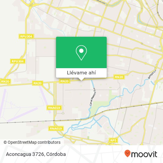 Mapa de Aconcagua 3726