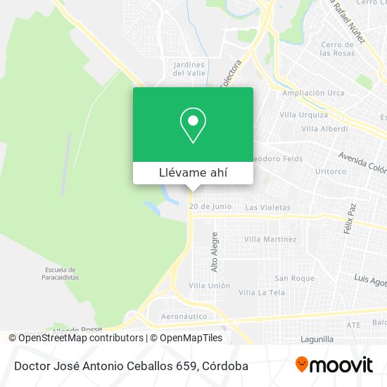 Mapa de Doctor José Antonio Ceballos 659