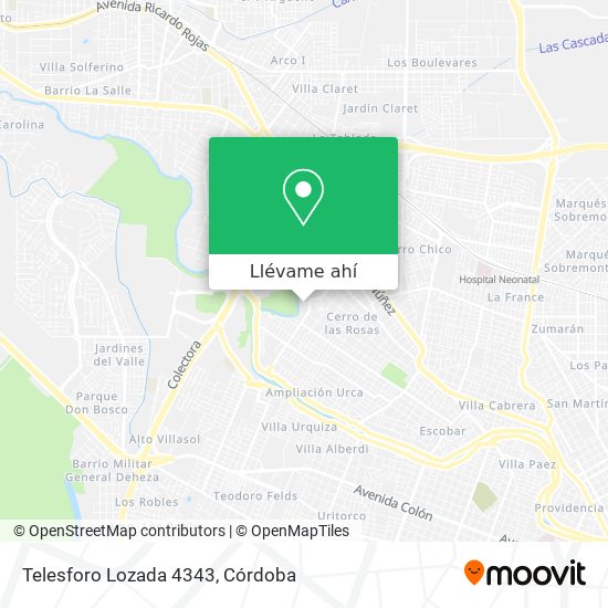 Mapa de Telesforo Lozada 4343