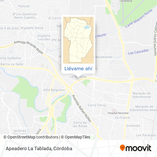 Mapa de Apeadero La Tablada