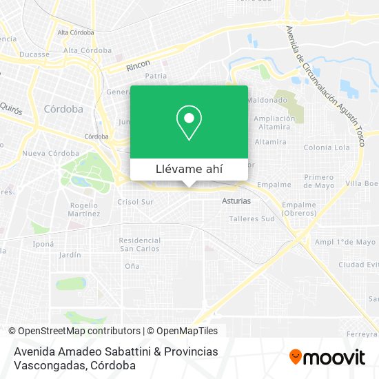 Mapa de Avenida Amadeo Sabattini & Provincias Vascongadas