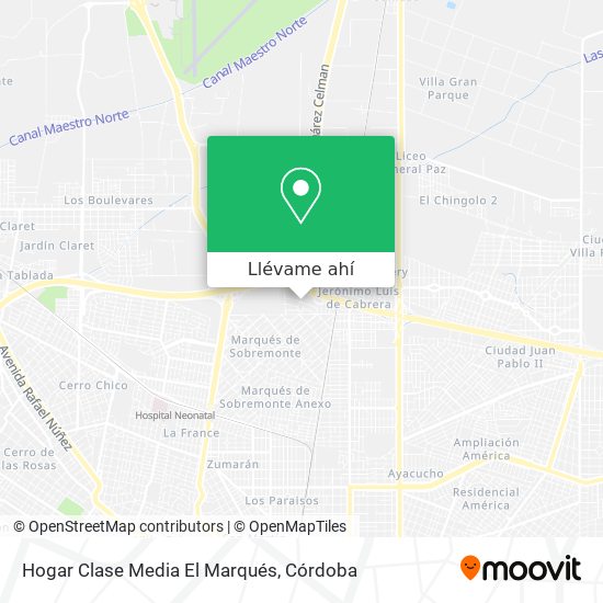 Mapa de Hogar Clase Media El Marqués