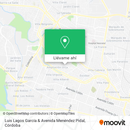 Mapa de Luis Lagos García & Avenida Menéndez Pidal