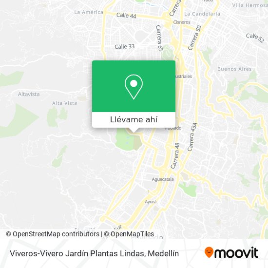 Mapa de Viveros-Vivero Jardín Plantas Lindas