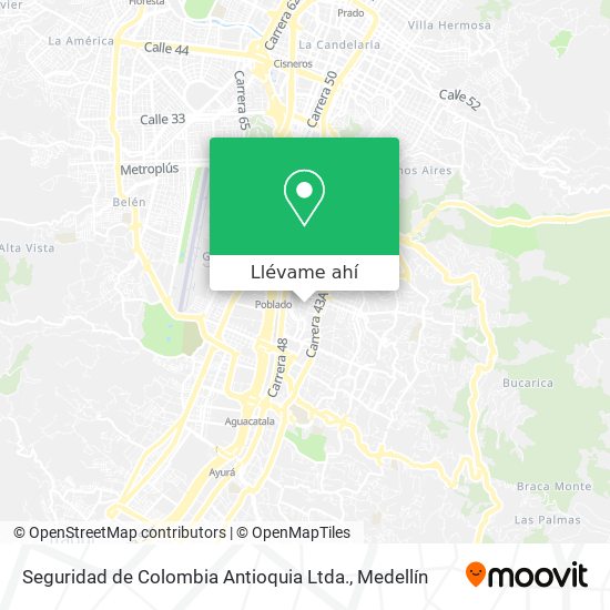 Mapa de Seguridad de Colombia Antioquia Ltda.