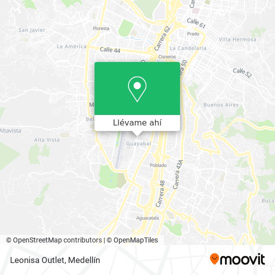 Mapa de Leonisa Outlet