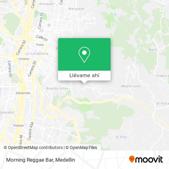 Mapa de Morning Reggae Bar