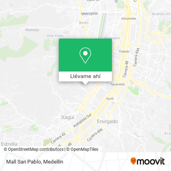 Mapa de Mall San Pablo