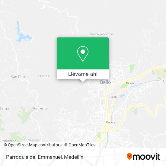 Mapa de Parroquia del Emmanuel