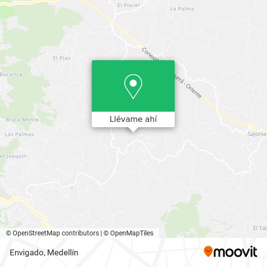 Mapa de Envigado