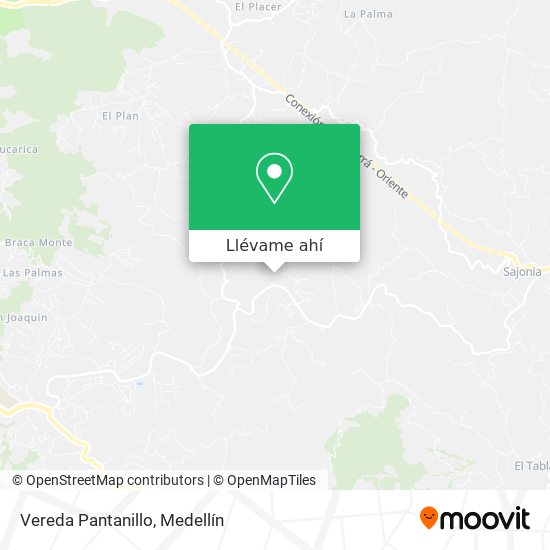 Mapa de Vereda Pantanillo