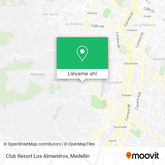 Mapa de Club Resort Los Almendros