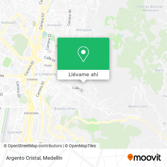 Mapa de Argento Cristal