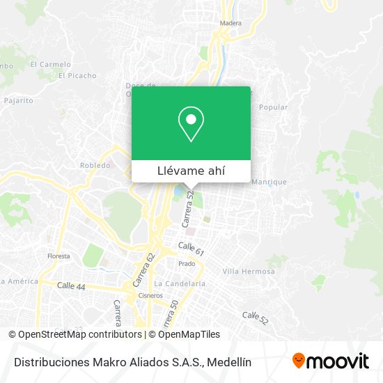 Mapa de Distribuciones Makro Aliados S.A.S.