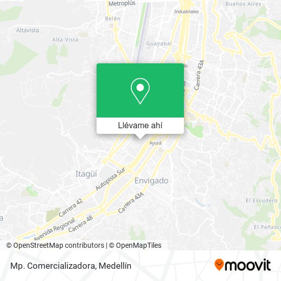 Mapa de Mp. Comercializadora