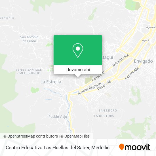 Mapa de Centro Educativo Las Huellas del Saber