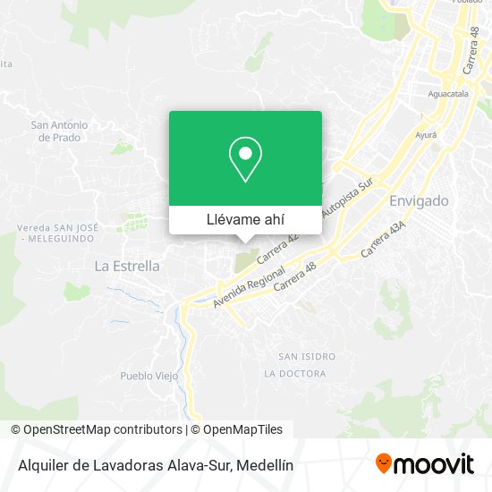 Mapa de Alquiler de Lavadoras Alava-Sur