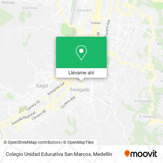 Mapa de Colegio Unidad Educativa San Marcos