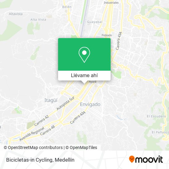 Mapa de Bicicletas-in Cycling