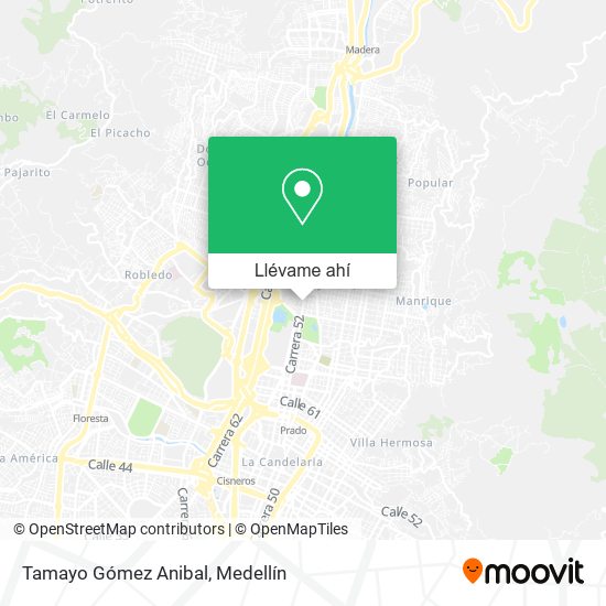 Mapa de Tamayo Gómez Anibal