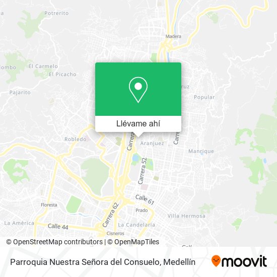 Mapa de Parroquia Nuestra Señora del Consuelo