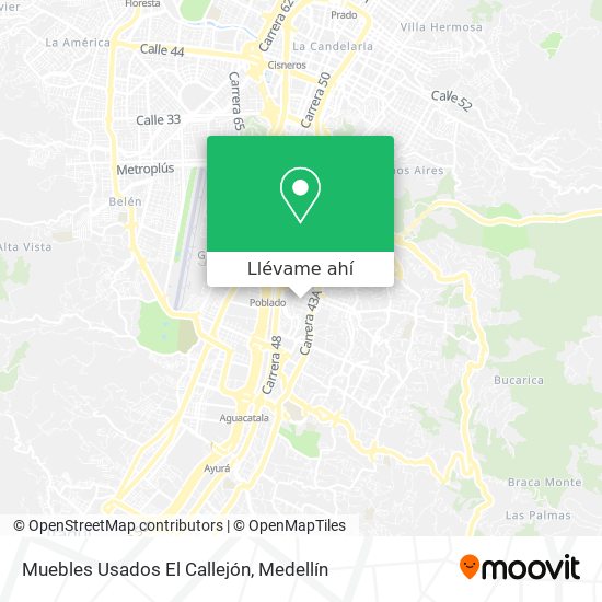 Mapa de Muebles Usados El Callejón