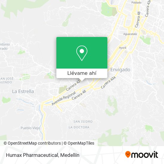 Mapa de Humax Pharmaceutical