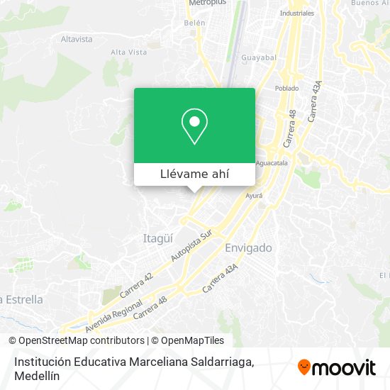 Mapa de Institución Educativa Marceliana Saldarriaga