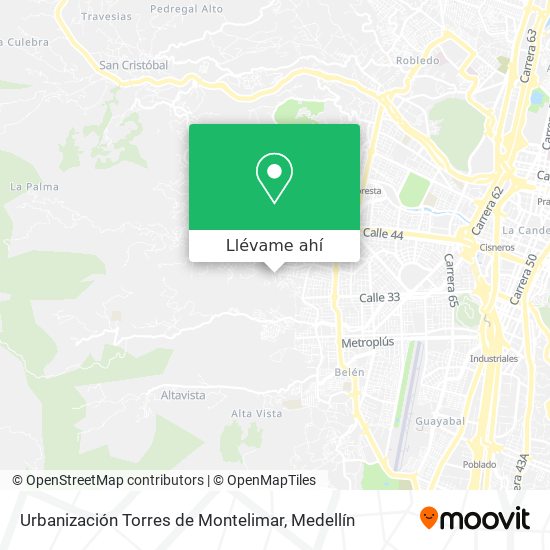 Mapa de Urbanización Torres de Montelimar