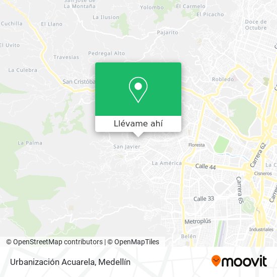Mapa de Urbanización Acuarela