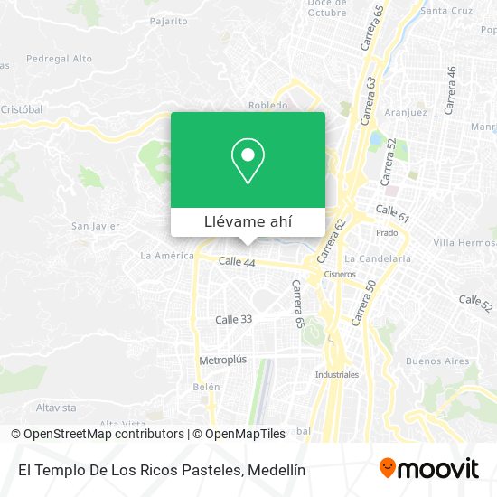 Cómo llegar a El Templo De Los Ricos Pasteles en Medellín en Autobús o  Metro?