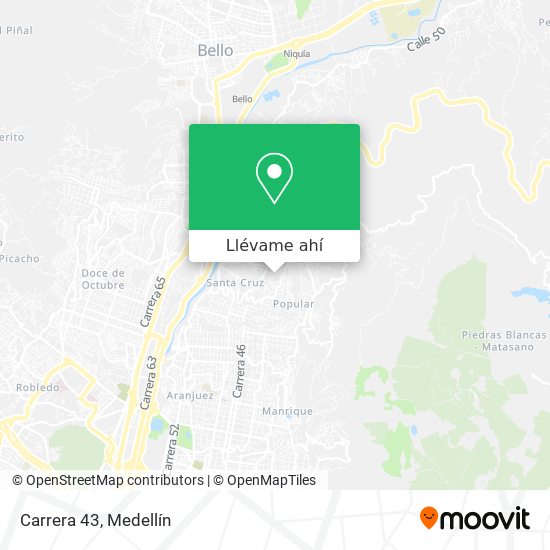 Cómo llegar a Carrera 43 en Medellín en Autobús o Metro?