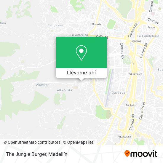 Mapa de The Jungle Burger