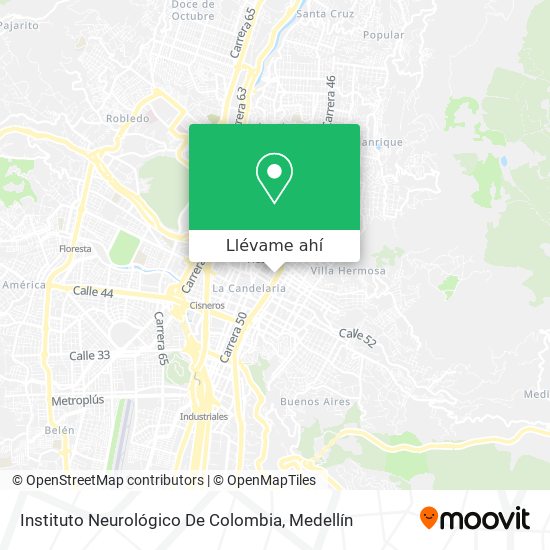 Cómo llegar a Instituto Neurológico De Colombia en Medellín en Autobús o  Metro?