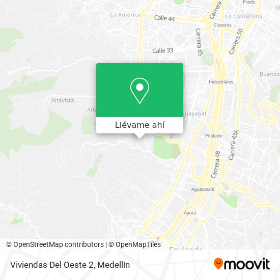 Mapa de Viviendas Del Oeste 2