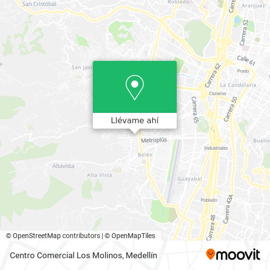 Mapa de Centro Comercial Los Molinos