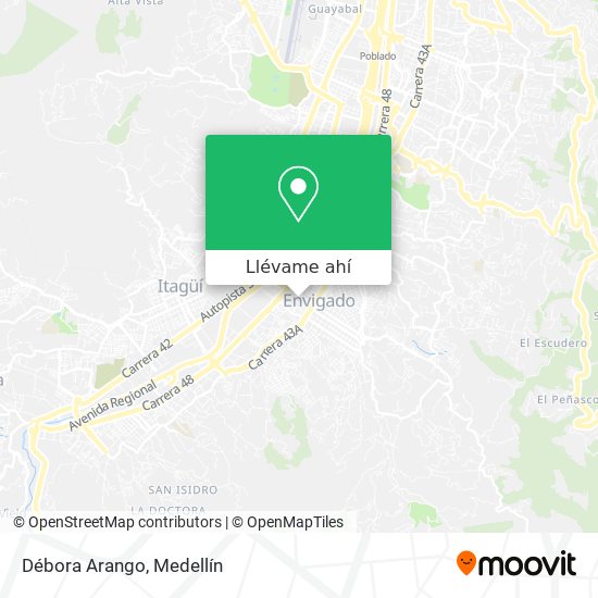 Mapa de Débora Arango