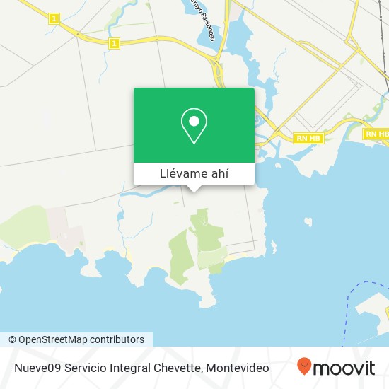 Mapa de Nueve09 Servicio Integral Chevette