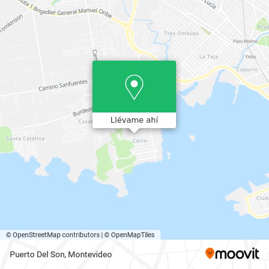 Mapa de Puerto Del Son