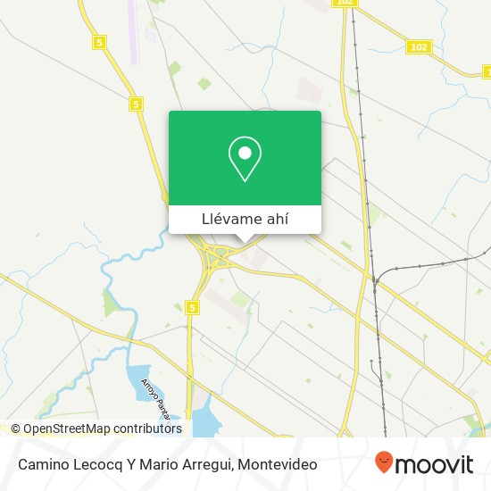 Mapa de Camino Lecocq Y Mario Arregui