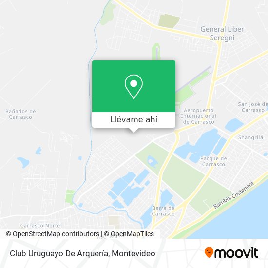 Mapa de Club Uruguayo De Arquería
