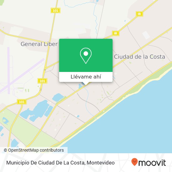 Mapa de Municipio De Ciudad De La Costa